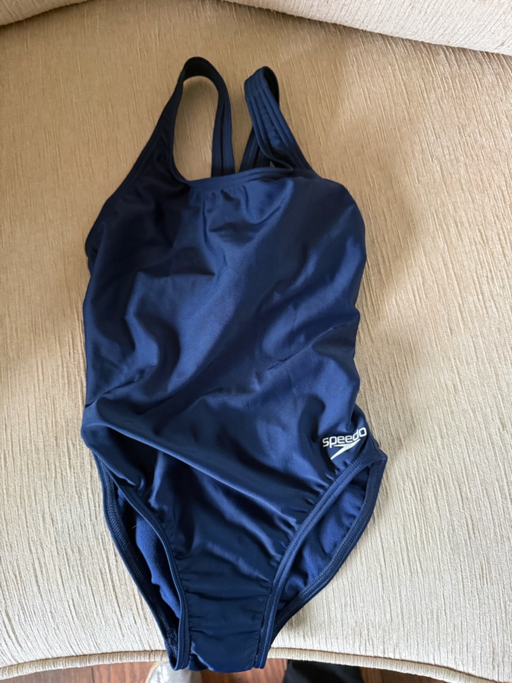 Speedo Navy One-Piece Swimsuit youth 8/24